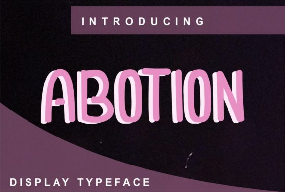 Abotion: A Clean Display Font That Elevates Brand Identity