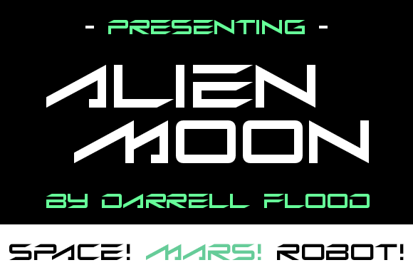 Alien Moon: A Futuristic Display Font for Bold Branding Projects