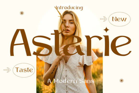 Astarie: A Modern Display Font for Digital Designers