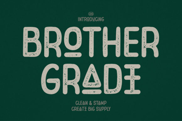 Brother Grade: A Bold Display Font for Modern Web Design and Digital Branding