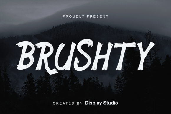 Brushty: The Urban Display Font Crafters and Sellers Will Love