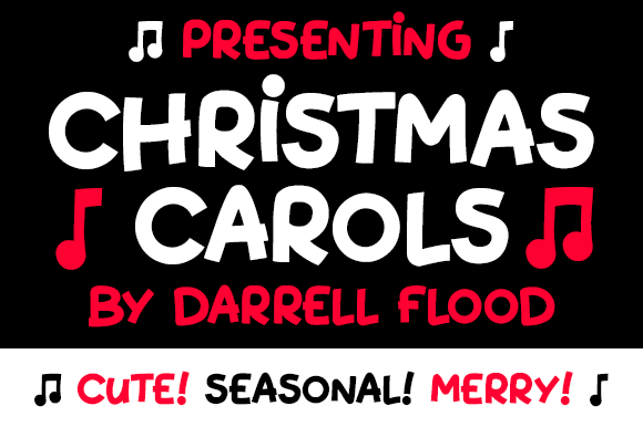 Christmas Carols Font: Bold Typography for Festive Digital Campaigns