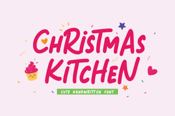 Christmas Kitchen: A Festive Display Font for Crafters and Makers