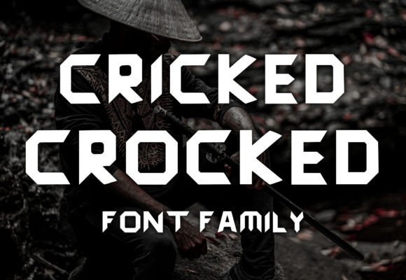 Cricked Crocked: A Bold Display Font for Modern Editorial Design