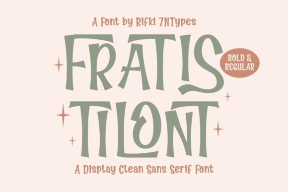 Fratis Tilont: A Bold Display Font for Web Designers and Digital Makers