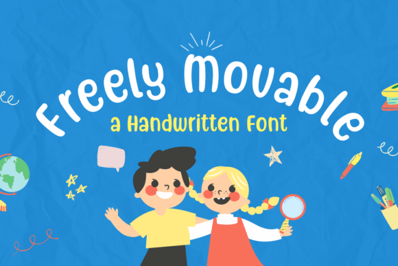Freely Movable: A Playful Display Font for Campaigns That Pop