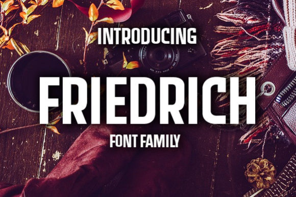 Friedrich: A Bold Display Font for Modern Web and Digital Design