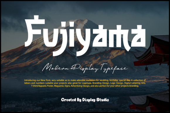 Fujiyama: A Bold Display Font for Modern Web and Digital Design