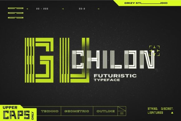 Guchilon: A Bold Display Font for Modern Editorial Design