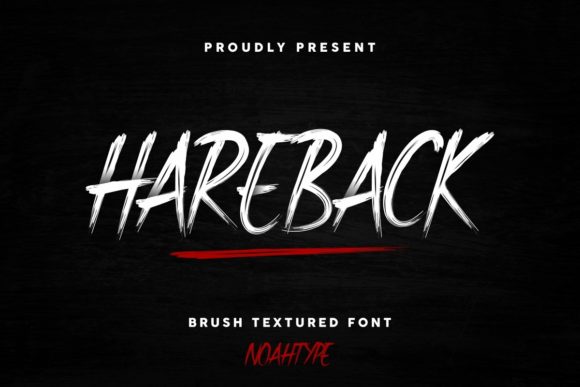 Hareback Font: A Bold Display Typeface for Web Design Projects
