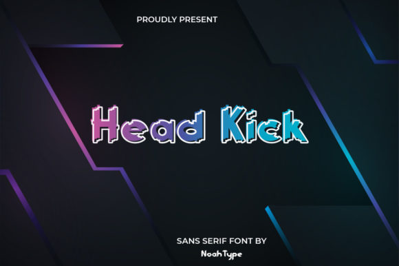 Head Kick: A Futuristic Display Font for Modern Web Design Projects
