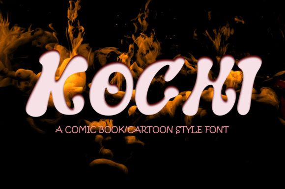 Kochi: A Playful Display Font for Crafters and Product Designers
