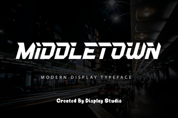 Middletown: A Modern Display Font for Bold Brand Identities