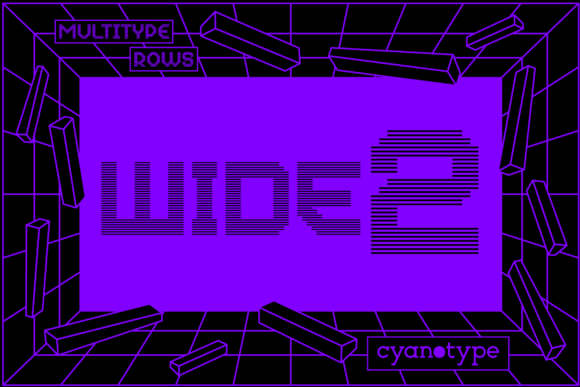 MultiType Rows Wide 2: A Display Font That Makes Campaigns Stand Out