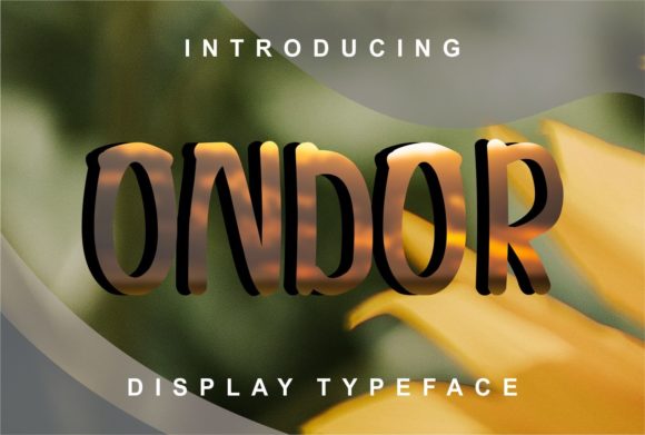 Ondor: A Display Font That Elevates Digital Design