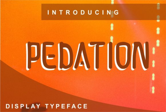 Pedation: A Versatile Display Font for Modern Editorial Design