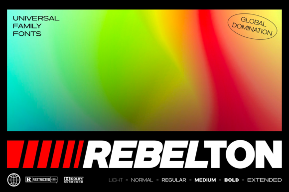 Rebelton: A Bold Display Font for High-Impact Design Projects