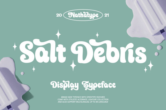 Salt Debris: A Bold Display Font for Modern Brand Campaigns