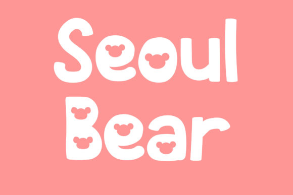 Seoul Bear: A Bold Display Font That Brings Personality to Branding