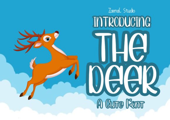 The Deer: A Playful Display Font for Editorial Charm