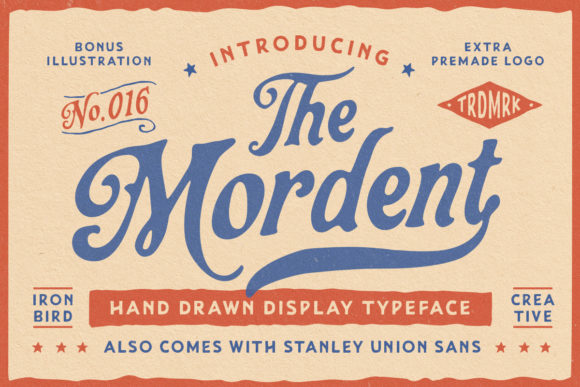 The Mordent Trio: A Bold Display Font for Editorial Design and Digital Publishing