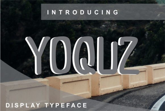 Yoquz: A Stylish Display Font for Modern Editorial Design